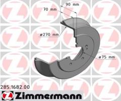 Zimmermann 285.1682.00 bęben hamulcowy hyundai h1 97-, hyundai h-1 / starex