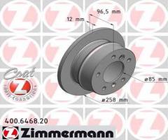 Zimmermann 400.6468.20 tarcza hamulcowa mercedes sprinter 00-06 tył