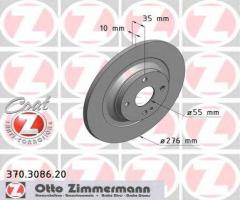 Zimmermann 370.3086.20 tarcza hamulcowa mazda mx5 00-05 tył, mazda mx-5 ii (nb)