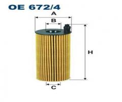 Filtron oe672/4 filtr oleju bmw 1 f20 f21 3 f30 f31 5 f10 f11 x3 f25 07-, bmw 1 (f20)