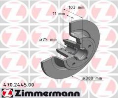 Zimmermann 470.2445.00 tarcza hamulcowa + Łożysko (1 szt.) renault tył