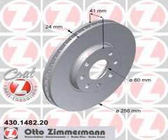 Zimmermann 430.1482.20 tarcza hamulcowa opel astra g 98-04, opel astra g hatchback (f48_, f08_)