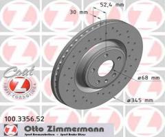 Zimmermann 100.3356.52 tarcza hamulcowa audi a6 11- przód, audi a7 sportback (4ga, 4gf)