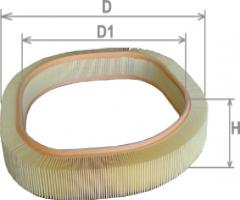 Alpha filter af107-00 filtr powietrza mercedes w201