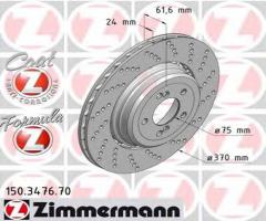 Zimmermann 150.3476.70 tarcza hamulcowa bmw 5 e60 m5 04-10 prawy tył, bmw 5 (e60)