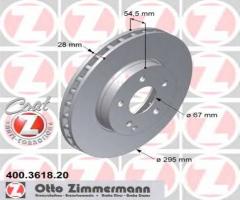 Zimmermann 400.3618.20 tarcza hamulcowa mercedes w211 e-klasa 02-09