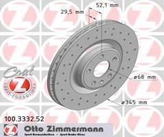 Zimmermann 100.3332.52 tarcza hamulcowa audi a5 07-, audi q5 (8r)