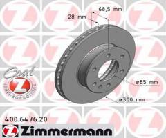 Zimmermann 400.6476.20 tarcza hamulcowa vw crafter 06-, mercedes-benz sprinter 3,5-t autobus (906)