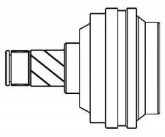 Gsp 644004 przegub napędowy komplet opel, opel corsa a hatchback (93_, 94_, 98_, 99_)