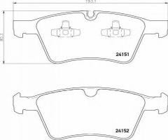 Brembo p50115 klocki hamulc. mercedes x164 gl-klasa  06-