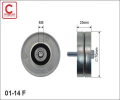 Caffaro 01-14 f rolka prowadząca citroen fiat peugeot, citroËn jumper autobus (230p)