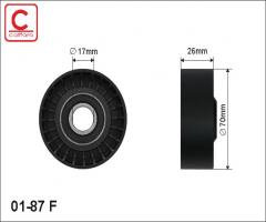 Caffaro 01-87 f rolka napinacza paska chrysler, mercedes, chrysler pt cruiser (pt_)