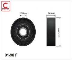 Caffaro 01-98 f rolka napinacza paska opel, opel astra f (56_, 57_)