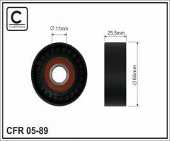 Caffaro 05-89 f rolka napinacza paska audi, audi a3 sportback (8pa), seat cordoba (6l2), skoda fabia
