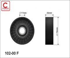 Caffaro 102-00 f rolka napinacza, mercedes-benz clk (c209)