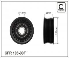 Caffaro 108-00 f rolka napinacza audi, audi q7 (4l), vw phaeton (3d_)