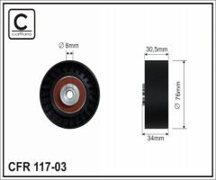 Caffaro 117-03 f rolka napinacza, ford fiesta v (jh_, jd_)