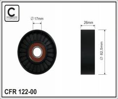 Caffaro 122-00 f rolka prowadząca hyundai, buick skylark (n), hyundai coupe (gk), kia magentis (gd)