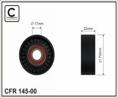 Caffaro 145-00 f rolka prowadząca, land rover freelander (ln), mg mg zs, rover 400 (rt)