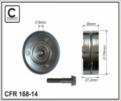 Caffaro 168-14 f rolka prowadząca volvo, volvo s40 i (vs)