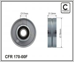 Caffaro 170-00 f rolka napinacza paska vw audi, audi a4 (8d2, b5), skoda superb (3u4)
