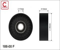 Caffaro 188-00 f rolka napinacza nissan, nissan patrol gr ii wagon (y61)