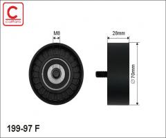 Caffaro 199-97 f rolka napinacza bmw, bmw 7 (e38)
