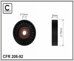 Caffaro 208-92 f rolka napinacza mazda, hyundai accent i (x-3), kia cerato (ld)