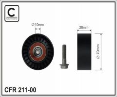 Caffaro 211-00 f rolka prowadząca nissan, hyundai accent ii (lc), kia carens ii (fj)