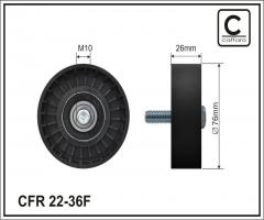 Caffaro 22-36 f rolka prowadząca vw golf iv 1.4 16v 97-, seat leon (1m1), vw bora kombi (1j6)