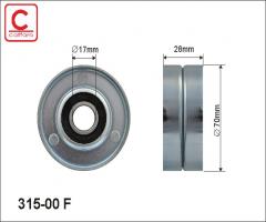 Caffaro 315-00 f rolka prowadząca alfa romeo, chrysler voyager iii (gs)