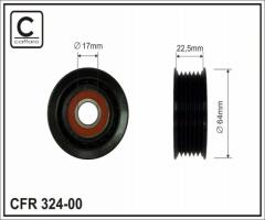 Caffaro 324-00 f rolka napinacza seat, seat toledo ii (1m2), vw bora (1j2)