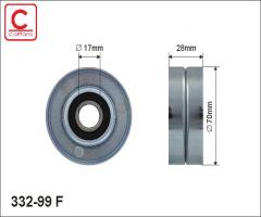 Caffaro 332-99 f rolka napinacza hyundai kia, hyundai accent ii sedan (lc)