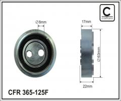 Caffaro 365-125 f rolka prowadząca audi vw, audi a4 (8d2, b5), vw passat (3b2)