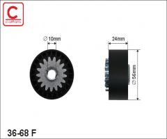 Caffaro 36-68 f rolka napinacza renault, nissan kubistar (x76), renault clio i (b/c57_, 5/357_)