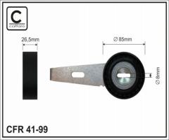 Caffaro 41-99 f rolka napinacza citroen peugeot, citroËn berlingo (mf), fiat scudo combinato (220p)