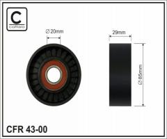 Caffaro 43-00 f rolka napinacza, chrysler voyager iii (gs)