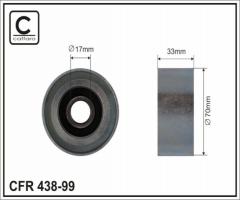 Caffaro 438-99 f rolka napinacza honda, honda accord vii (cl)