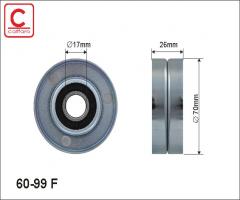 Caffaro 60-99 f rolka napinacza paska vw seat, seat cordoba (6k1, 6k2)