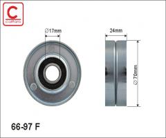 Caffaro 66-97 f rolka napinacza paska vw skoda seat, seat cordoba (6k2), skoda octavia (1u2)