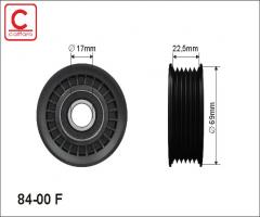 Caffaro 84-00 f rolka napinacza paska ford, ford focus (daw, dbw)