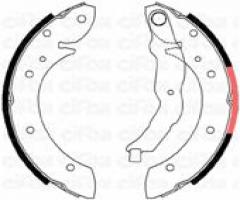Cifam 153-015 szczęki hamulc. bmw 3 e36  90-98, bmw 3 (e36)