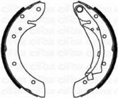 Cifam 153-023 szczęki hamulc. citroen berlingo  96-08, citroËn berlingo (mf)