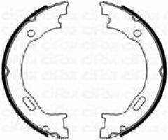 Cifam 153-242 szczęki hamulc. mercedes w163 ml-klasa  98-05, chrysler 300 c (lx), lancia thema (lx)