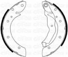 Cifam 153-351 szczęki hamulc. renault laguna kombi  95-01, renault espace ii (j/s63_)