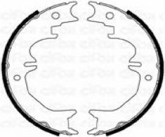 Cifam 153-441 szczęki hamulc. toyota land cruiser  93-  (ręczny), toyota land cruiser (_j4_)