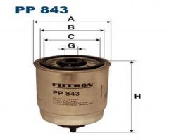 Filtron pp843 filtr paliwa opel 1.6d, opel kadett d (31_-34_, 41_-44_), renault 25 (b29_)