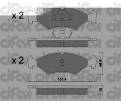 Cifam 822-029-0 klocki hamulc. ford escort  81-90