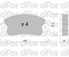 Cifam 822-033-0 klocki hamulc. fiat uno, tipo, fiat panda (141a_), seat fura (025a)