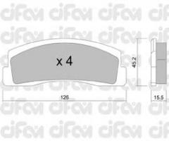 Cifam 822-046-0 klocki hamulc. lada niva  77-